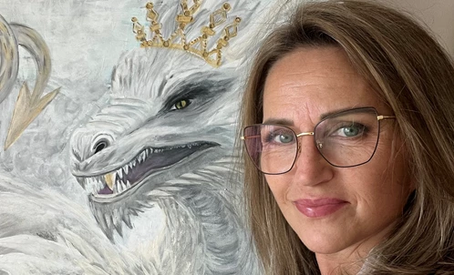 Portretfoto Roxana Stan Voor Schilderij