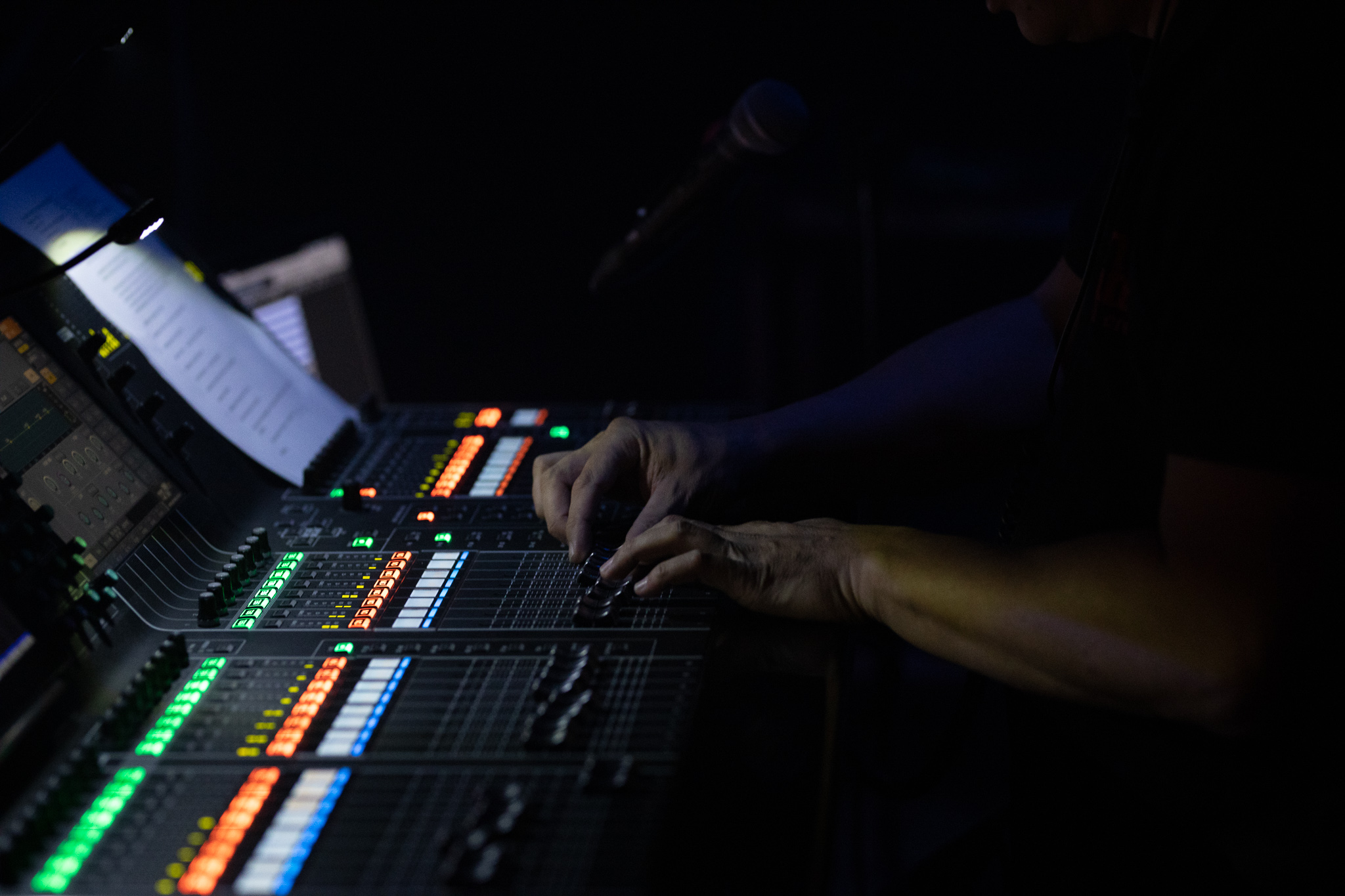 Techniek Zaantheater Lichttafel